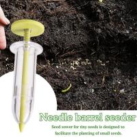 Needle Tube Seeder Hole Plate Seeder Seedling Raising Accessories Manual Gardening Seeder Rapeseed Tools B2Y9