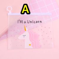 รุ่นนิยม  ถุงซิปล็อค ลาย UNICORN กระเป๋าซิปลอค กันน้ำ ใส่ปากกา ดินสอ เครื่องเขียนเครื่องเขียน ลายยูนิคอร์น A34