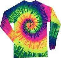 Colortone Youth &amp; Adult Tie Dye Long Sleeve T-Shirt