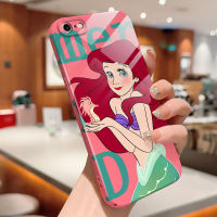 Case4you สำหรับ iPhone 6 6S iPhone 6บวก6S บวกกับ6S รวมทุกอย่างกรณีโทรศัพท์ฟิล์มการ์ตูนเจ้าหญิงดิสนีย์เปลือกแข็งคลุมทั้งหมดกล้องเคสป้องกันทนแรงกระแทก