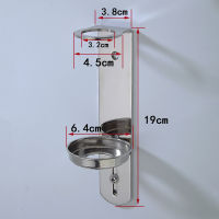 Wetips Stainless Steel Liquid Soap Dispenser Holder Bath Soap Container Rack Toilet Shampoo Hanging Wall Mount Bottle Holder