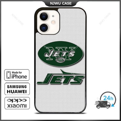 New York Jets Phone Case for iPhone 14 Pro Max / iPhone 13 Pro Max / iPhone 12 Pro Max / XS Max / Samsung Galaxy Note 10 Plus / S22 Ultra / S21 Plus Anti-fall Protective Case Cover
