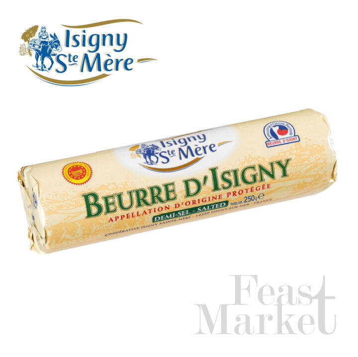 ISIGNY BUTTER SALTED | 10 ROLLS | FRANCE | 250g | HALAL | Lazada