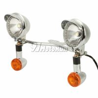 Motorcycle LED Passing Turn Signals Angel Eye Light Bar For Honda VTX 1300 C R S RETRO Shadow Spirit VT700 VT750 VT1100