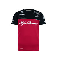 F1 Alfa Romeo ทีมแข่งเสื้อยืด Kimi ผู้ชายโปโลแขนสั้นเสื้อ Alfaromeo ฤดูร้อนใหม่