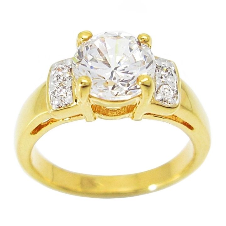 แหวนผู้หญิงแฟชั่น-แหวนแฟชั่น-แหวนเพชร-cz-ประดับเพชร-แหวน-cz-แท้ชุบทอง-บริการเก็บเงินปลายทาง
