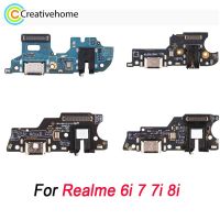 บอร์ดชาร์จพอร์ตดั้งเดิมสำหรับ Realme 6I Realme RMX2040 7I RMX2103 8I Realme 7 4กรัม