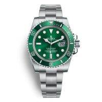 นาฬิกาข้อมือRolex Submarinre Date  Green (Hulk) 40 mm. (สินค้าพร้อมกล่อง+การ์ด) เลื่อนดูภาพจริงได้จากภาพที่2ที่มีโลโก้ของทางร้าน