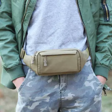 Men's Waist Bag Waterproof Hip Sack Belly Chest Bags for Man 2023