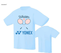 Yonex2023ฤดูร้อนเสื้อเทนนิสใหม่สำหรับทั้งหญิงและชายการแข่งขันกีฬาที่สะดวกสบายดูดซับเหงื่อและระบายอากาศ