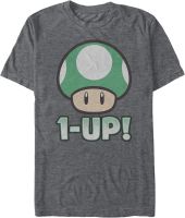 Nintendo Mens Mario 1-up Mushroom T-Shirt