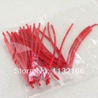 100pcs 2.5mm(ID) Red 10cm length Each Insulation Heat Shrink Tubing Wire Cable Wrap Cable Management