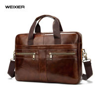 Casual Mens Bag Shoulder Bags Men Genuine Leather briefcase messenger bag Handbags mens briefcases office business tote bag