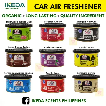 IKEDA AROMA Car Air Freshener Vent Clip Long-lasting Odor