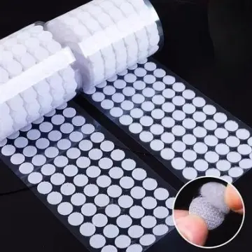 10/15/20/25mm Round Adhesive Hook and Loop Dots Back Strong Sticky Glue  Hook and Loop - China Velcro and Hook and Loop price