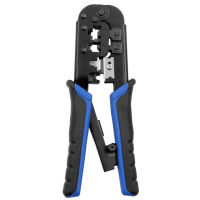 QZ-Cable Clamp Crimping Tool Network Cable Ratchet Crimping Pliers For 4p 6p 8p Rj-11 Rj-12 Rj-45