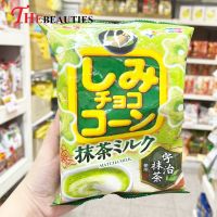 ???      GINBIS SHIMI CORN MATCHA MILK 55 G.   ข้าวโพดอบกรอบรูปดาว เคลือบชาเขียวมัทฉะ เข้มข้น ???