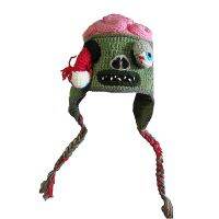 【YD】 BomHCS Eyes Knitted Costume Accessory Hat (S for children 48-50cm L 53-61cm)