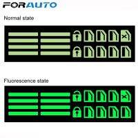 【In-Stock】 FORAUTO สติกเกอร์ปุ่มเรืองแสงติดหน้าต่างประตูรถ,สติกเกอร์ตกแต่งสำหรับ ASX Outlander 2013 2016 2018