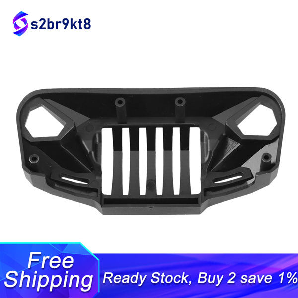 Ms Anger Front Face Grating Grille for 1/10 RC Crawler Car Axial SCX10 II  III 90046 AXI03007 Jeep Wrangler Body Parts 