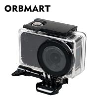 ORBMART ฝาครอบเคสกันน้ำสำหรับดำน้ำ45เมตรเหมาะสำหรับ Xiaomi อุปกรณ์กล้องแอคชั่นแคมเมรากีฬา Mijia Mini 4K