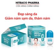 Viên uống đẹp da Collagen Nano Glutathione 2000mg NMN giúp căng mịn da