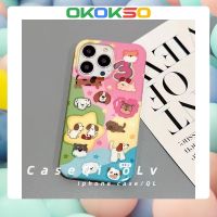 [OKOKSO] ใหม่ เคสโทรศัพท์มือถือนิ่ม กันกระแทก ลายการ์ตูนลูกสุนัขสร้างสรรค์ สําหรับ OPPO Reno9 Reno8 Reno7pro reno6 7z 8T 5 R17 A72 A53 A9 2023 F11 A31 F9 A15 A3S A78 A77 Findx5pro