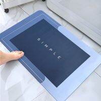 โมเดิร์นเรียบง่าย Bath Mats Diatom Mud Super ดูดซับ Anti-Slip Entrance พรมเช็ดเท้า Home Room Decor พรมห้องน้ำเท้า Rug