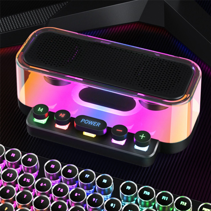 rgb-bluetooth-speaker-ipx5-waterproof-speaker-type-c-charging-bluetooth-subwoofer-speaker-with-mechanical-keyboard-button