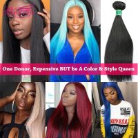 Fast Shipping 3-4 Days Brazilian Virgin Hair Straight Human Hair Bundles 100 Unprocessed Raw Hair Can Bleach And Dey 613 Colors