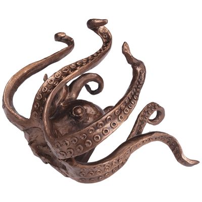 Octopus Coffee Mug Holder Mug Holder Pendant Tea Cup Holder Vintage-Style Resin Octopus Table Topper Statue Ornament