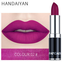 HANDAIYANมืออาชีพเคลือบ 12 สีแต่งหน้าลิปสติกริมฝีปากลิปสติกกันน้ำติดทนนานเม็ดสีกำมะหยี่เคลือบลิปสติกลิปเคลือบ