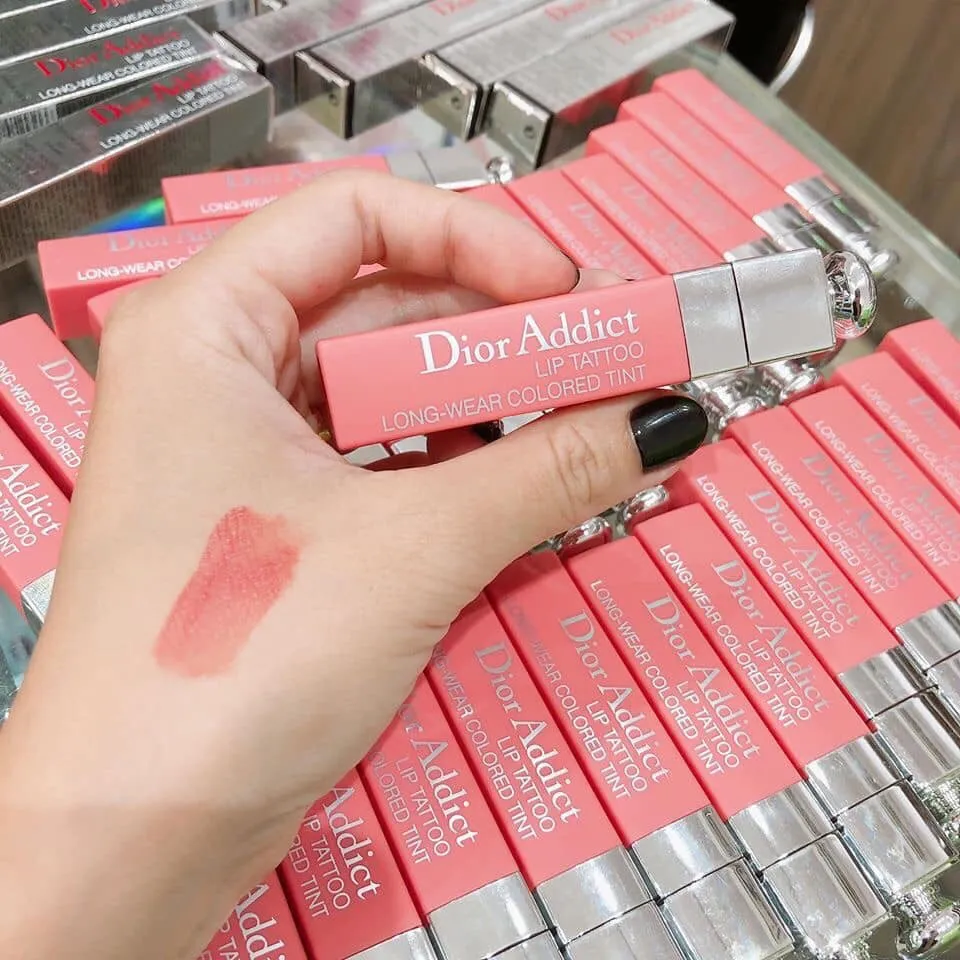 Son Dior Addict Lip Tint 251 Natural Peach Màu Cam Đào Đẹp Nhất