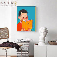 น่าสนใจ Joan Cornella สเปนโปสเตอร์ขำขันสีดำภาพวาดสีน้ำมันการ์ตูนวาดภาพด้วยตนเองช่วยตกแต่งบ้านห้อง714-B2