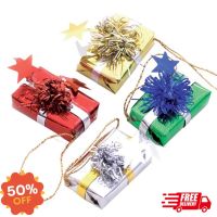 BF Christmas decoration ของประดับ ออร์นาเม้นท์  เทศกาลคริสต์มาส  เทศกาลปีใหมของขวัญ ของฝาก (5732-01) กล่องของขวัญพุุ่ม   ขนาด 1 นิ้ว ส่งฟรี