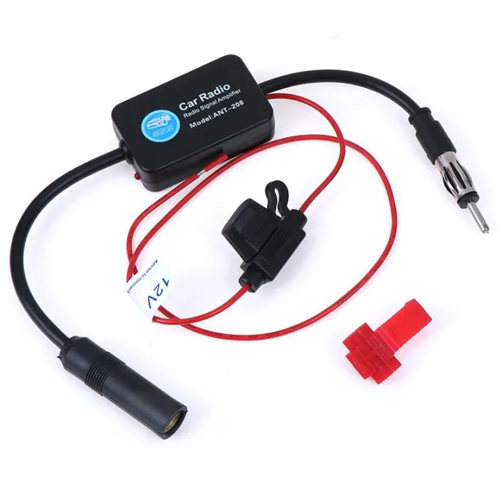 JAY 12V Auto Car Radio FM Antenna Signal Amplifier Booster Vehicle Boat