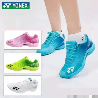 2023 Yonex รองเท้าแบดมินตันเทนนิสรองเท้ากีฬาแฟชั่นผู้ชายผู้หญิง,รองเท้าผ้าใบตัวกันกระแทกวิ่ง