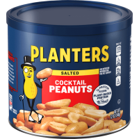 Cocktail Peanuts Unsalted Planters 340 G.