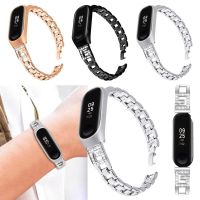 [SOSO 3C accessories] สายนาฬิกาสแตนเลสสำหรับ Xiaomi Mi Band 7 6 5 4 3สร้อยข้อมือสายรัดข้อมือสายนาฬิกา