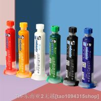 hk○  1Pc UV Curable Curing Solder 10CC Welding Fluxes Colorful PCB BGA Circuit Board Soldering Paste Flux