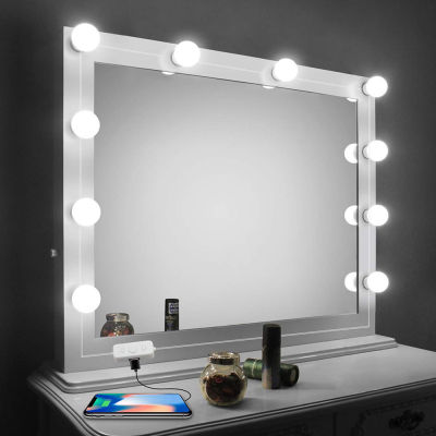 Hollywood mirror light 10pcspack USB power supply Dimmable vanity lamp 4.5M high brightness night light makeup fill light