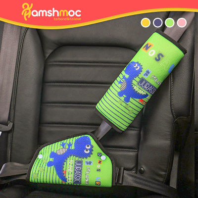 Hamshmoc เข็มขัดนิรภัยสำหรับเด็กในรถยนต์,อุปกรณ์ปรับที่รองไหล่คอเด็กทารกที่แข็งแรงป้องกันเด็กนอนหลับตำแหน่งสำหรับเด็กเดินทางความปลอดภัยของเด็กเด็ก