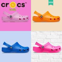 crocs kids girl crocs KIDS CLASSIC CLOG kid shoe boy girl sandal non-slip wear-resistant beach shoes  #10001