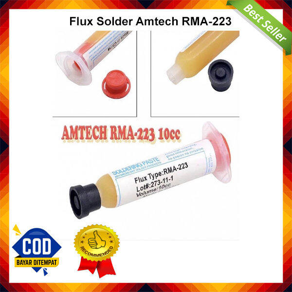 Flux Amtech RMA 223 Rosin Songka Pasta Minyak Solder Cairan Solder ...