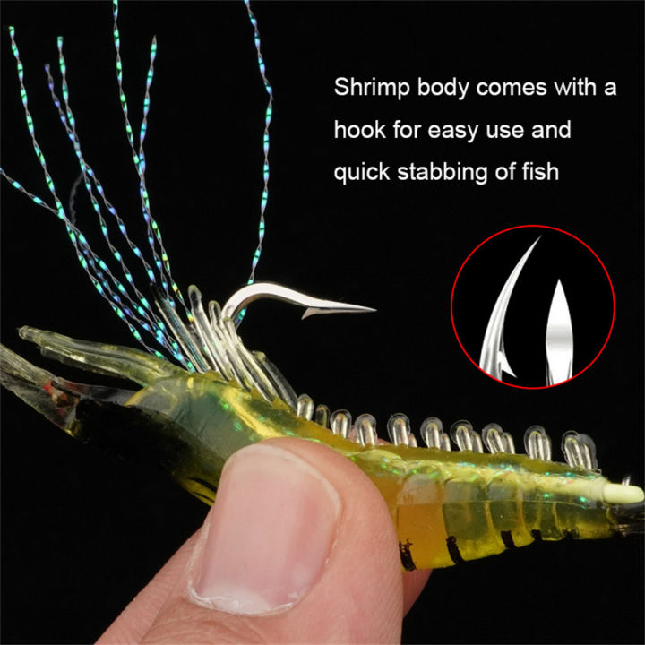 8cm-shrimp-fishing-lure-5g-silicone-shrimp-lure-silicone-shrimp-lure-soft-luminous-fishing-bait-artificial-shrimp-lure-shrimp-fishing-lure-set-luminous-silicone-bait-mixed-color-shrimp-bait-8cm-shrimp