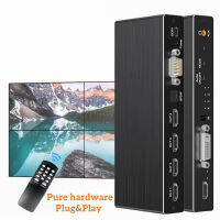 4K HDMI-Compatible Video Wall Controller 2X2 DVI Processor 1X2 1X4 1X3 2X1 3X1 4X1 Multi Video Screen Processor Switcher Splicer