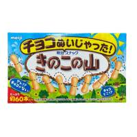 ? meiji chocolate naija mushroom mountain แครกเกอร์รูปก้านเห็ด