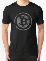 Kaus Fesyen Lengan Pendek Musim Panas Kaus Pria Logo Bitcoin Vintage Baru Ukuran S-2Xl Kustom Remaja Aldult Klasik Uniseks S-4XL-5XL-6XL