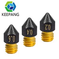 5Pcs KeePang MK8 Brass PTFE coating Nozzle Non stick PLA Extruder Print Head Upgrade Nozzle For 1.75MM for Ender3 Pro Collars