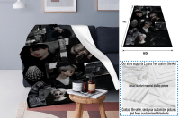 2023 blanket-HAIZIVS Kpop BTS Jimin Ultra Soft Flannel Throws Blankets Couch Sofa Fuzzy Blanket for Traveling Camping Home 13 High quality blankets！